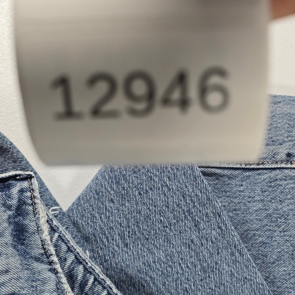 Hollister Low-Rise Super Baggy Jeans Medium Wash Blue Denim 6R W28 Regular - Picture 8 of 8